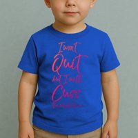 Funny Sarcastic I Wont Quit But I Will Cuss The Whole Time Cool Gift Toddler T-Shirt