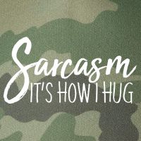Funny Sarcasm It's How I Hug Legacy Tie Dye Trucker Hat