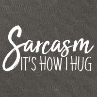 Funny Sarcasm It's How I Hug Cotton Canvas Backpack