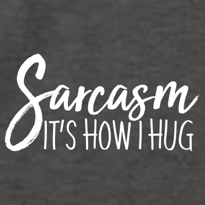 Funny Sarcasm It's How I Hug Vector Backpack