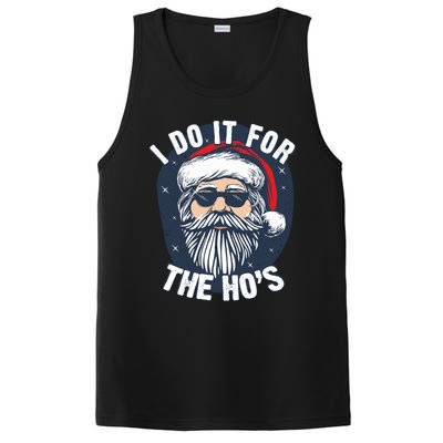 Funny Santa I Do It For The HoS Inappropriate Christmas Gift PosiCharge Competitor Tank