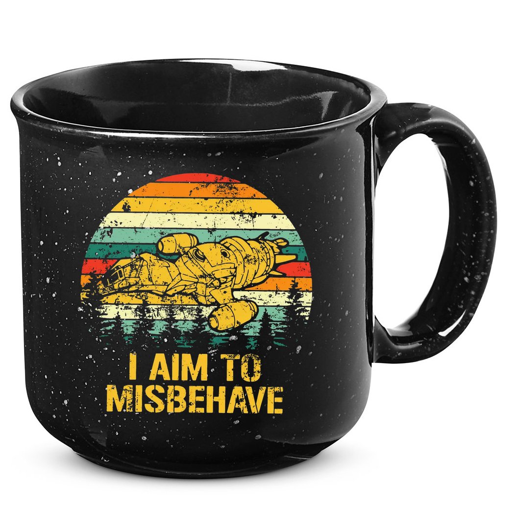 Firefly Serenity I Am To Misbehave Vintage 15oz Campfire Ceramic Mug