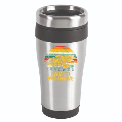 Firefly Serenity I Am To Misbehave Vintage 16oz Travel Tumbler
