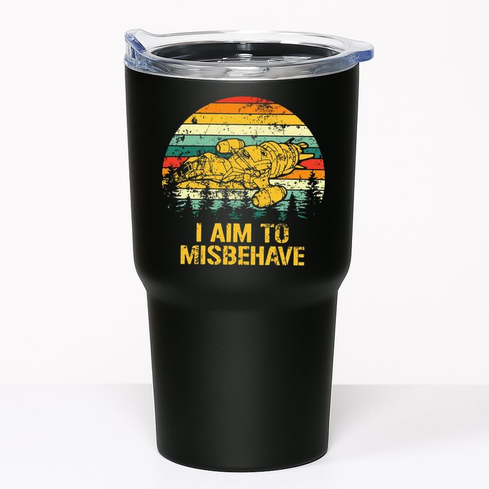 Firefly Serenity I Am To Misbehave Vintage Tumbler