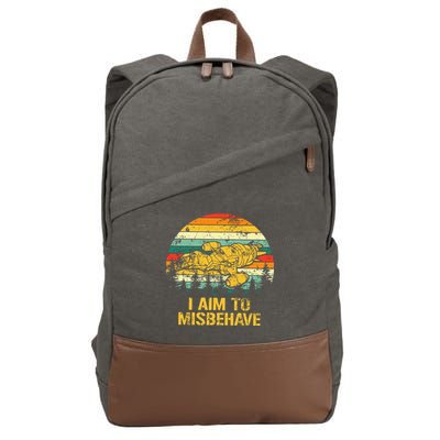 Firefly Serenity I Am To Misbehave Vintage Cotton Canvas Backpack
