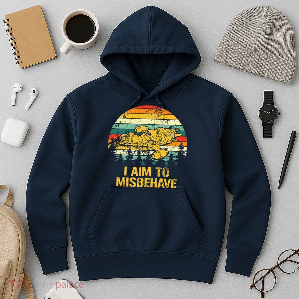 Firefly Serenity I Am To Misbehave Vintage Hoodie