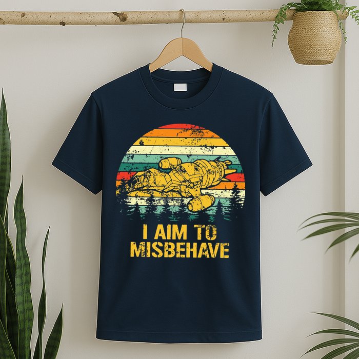 Firefly Serenity I Am To Misbehave Vintage T-Shirt