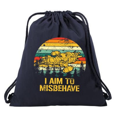 Firefly Serenity I Am To Misbehave Vintage Drawstring Bag