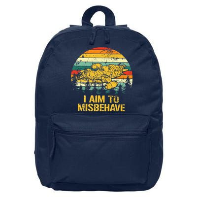Firefly Serenity I Am To Misbehave Vintage 16 in Basic Backpack