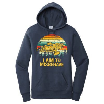 Firefly Serenity I Am To Misbehave Vintage Women's Pullover Hoodie