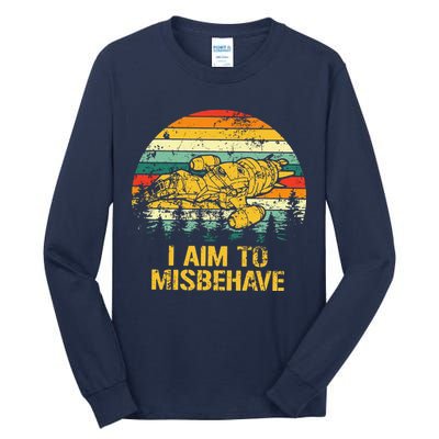 Firefly Serenity I Am To Misbehave Vintage Tall Long Sleeve T-Shirt