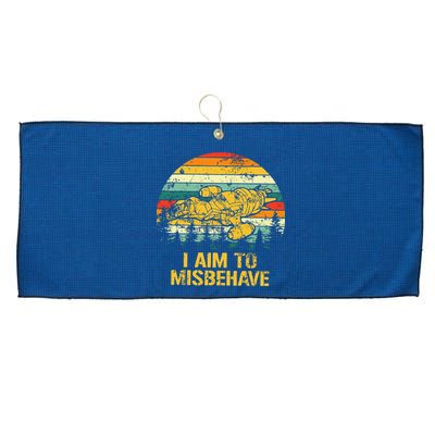 Firefly Serenity I Am To Misbehave Vintage Large Microfiber Waffle Golf Towel