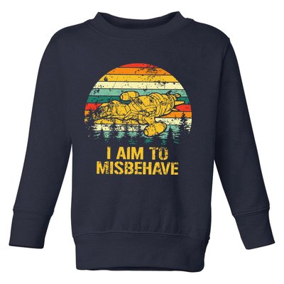 Firefly Serenity I Am To Misbehave Vintage Toddler Sweatshirt