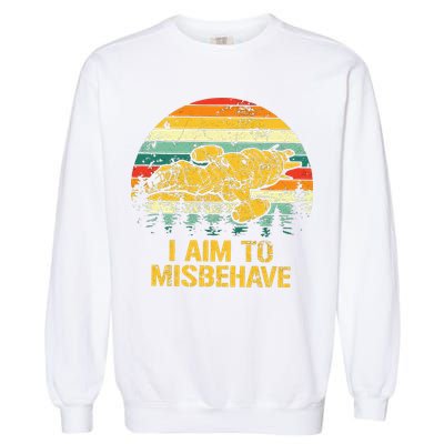Firefly Serenity I Am To Misbehave Vintage Garment-Dyed Sweatshirt