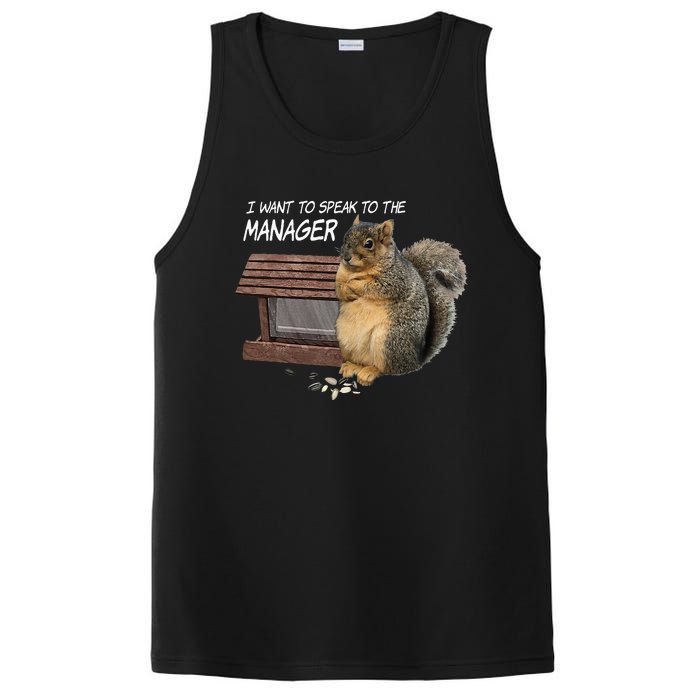 Funny Squirrel I Want To Speak To The Manager PosiCharge Competitor Tank