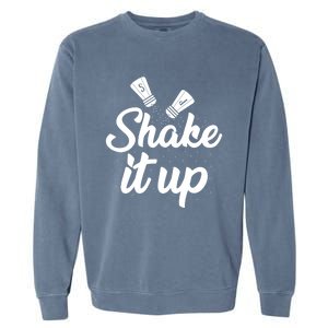 Funny Shaking It Up Pepper Salt Cooking Dinner Food Kitchen Cute Gift Garment-Dyed Sweatshirt