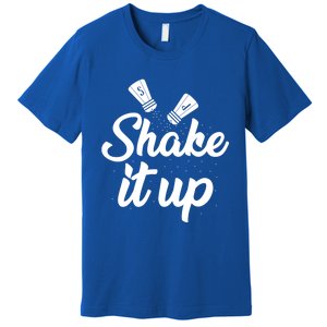 Funny Shaking It Up Pepper Salt Cooking Dinner Food Kitchen Cute Gift Premium T-Shirt