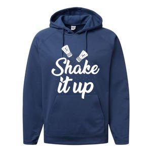 Funny Shaking It Up Pepper Salt Cooking Dinner Food Kitchen Cute Gift Performance Fleece Hoodie