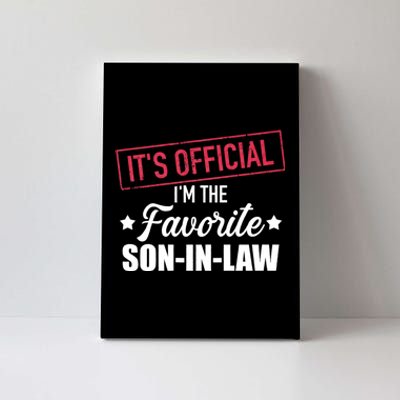 Favorite Son In Law From Mother In Law Or Father In Law Canvas