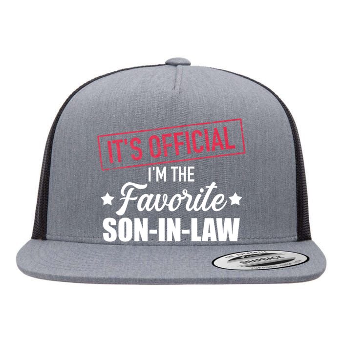 Favorite Son In Law From Mother In Law Or Father In Law Flat Bill Trucker Hat