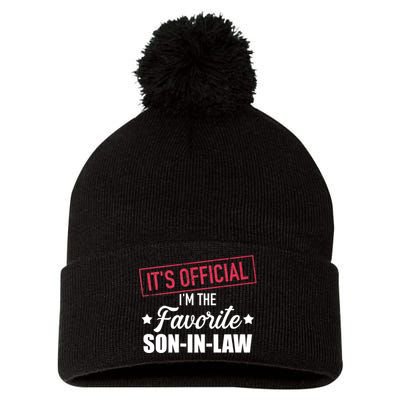 Favorite Son In Law From Mother In Law Or Father In Law Pom Pom 12in Knit Beanie