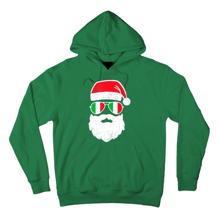 Funny Santa Italian Christmas Pajama Italian Matching Family Gift Hoodie