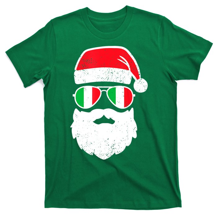 Funny Santa Italian Christmas Pajama Italian Matching Family Gift T-Shirt