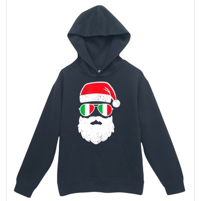 Funny Santa Italian Christmas Pajama Italian Matching Family Gift Urban Pullover Hoodie