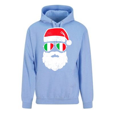 Funny Santa Italian Christmas Pajama Italian Matching Family Gift Unisex Surf Hoodie