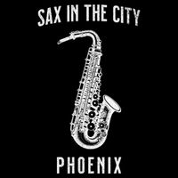 Funny Sax In The City Phoenix Jazz Music Sax Player Design Sustainable Bucket Hat