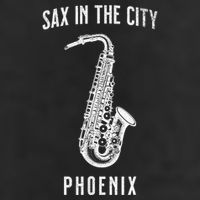 Funny Sax In The City Phoenix Jazz Music Sax Player Design 15oz Campfire Ceramic Mug