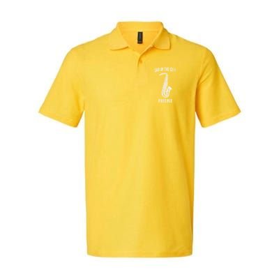 Funny Sax In The City Phoenix Jazz Music Sax Player Design Polo