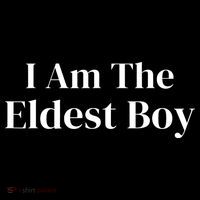 Funny Saying I Am The Eldest Boy Drawstring Bag