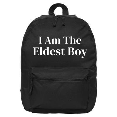 Funny Saying I Am The Eldest Boy 16 in Basic Backpack