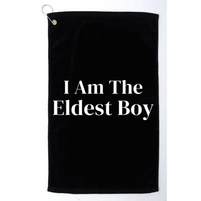 Funny Saying I Am The Eldest Boy Golf Towel