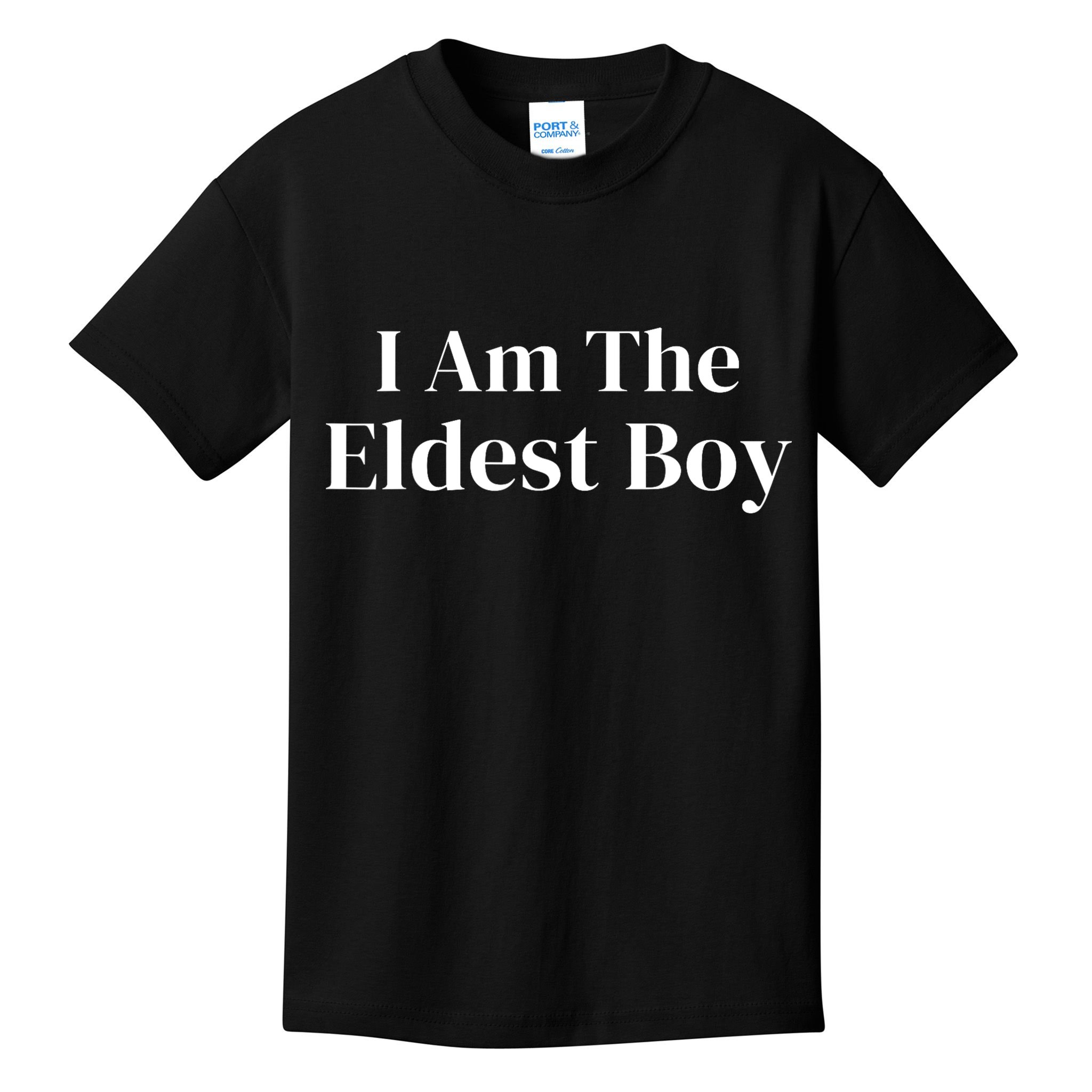Funny Saying I Am The Eldest Boy Kids T-Shirt