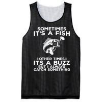 Fishing Sometimes ItS A Fish Mesh Reversible Basketball Jersey Tank