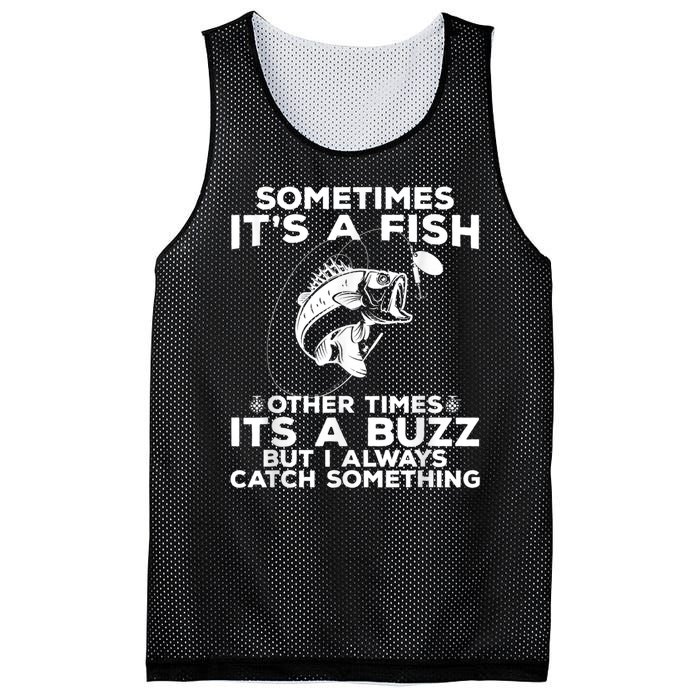 Fishing Sometimes ItS A Fish Mesh Reversible Basketball Jersey Tank