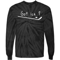 Funny Sticks Ice Hockey Player Gift Tie-Dye Long Sleeve Shirt