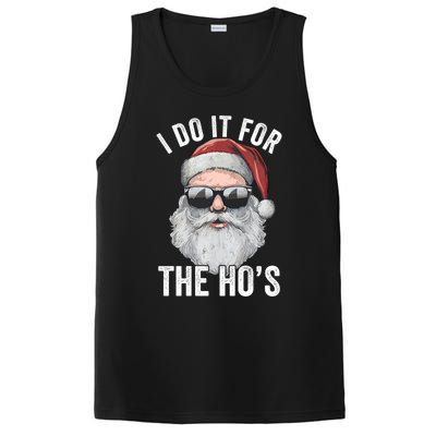 Funny Santa I Do It For The Merry Christmas Gift PosiCharge Competitor Tank