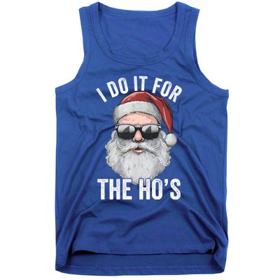 Funny Santa I Do It For The Merry Christmas Gift Tank Top