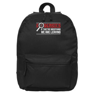  Forensics Scientists Investigator Forensic Science 16 in Basic Backpack