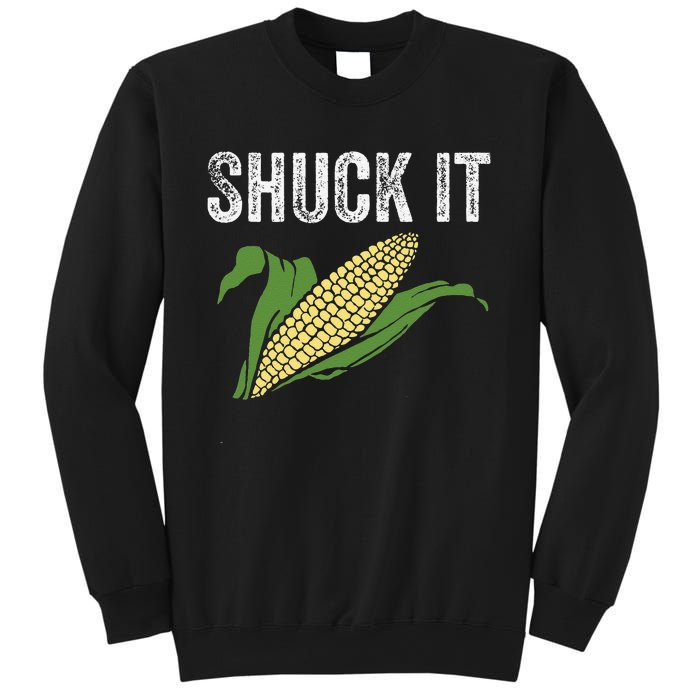 Funny Shuck It Corn Lover Farmer Market Festival Farming Sweatshirt