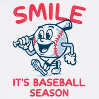 Funny Smile ItS Baseball Season Wo Sweatshirt