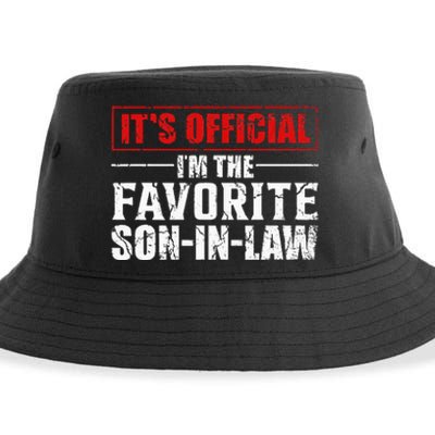 Funny Son Inlaw Its Im The Favorite Son Inlaw Sustainable Bucket Hat