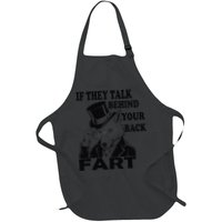 Funny Sayings If They Talk Behind Your Back Fart Wolf Apron