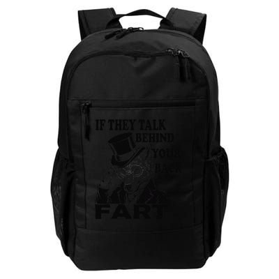 Funny Sayings If They Talk Behind Your Back Fart Wolf Backpack