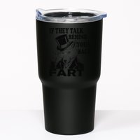 Funny Sayings If They Talk Behind Your Back Fart Wolf Tumbler