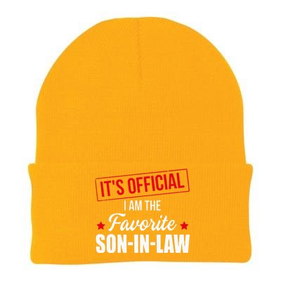 Favorite son in law from mother in law or father in law Knit Cap Winter Beanie