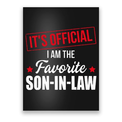 Favorite son in law from mother in law or father in law Poster